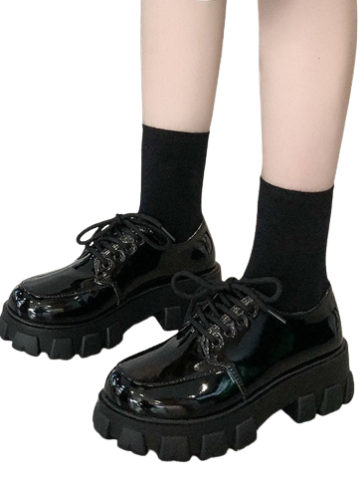 Dark Academia Brogue Shoes