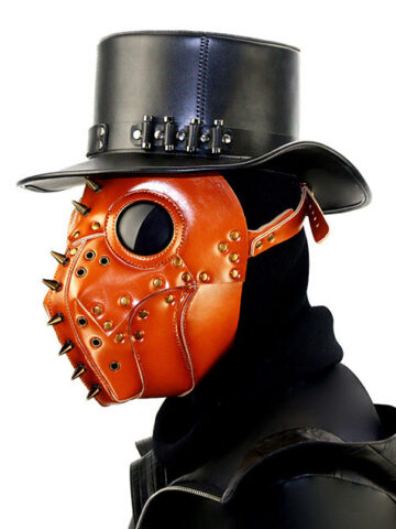 Steampunk Copper Plague Doctor Mask