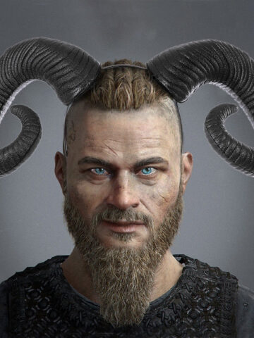 Giant Ram Horns
