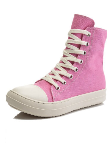 Pink Platform Sneakers