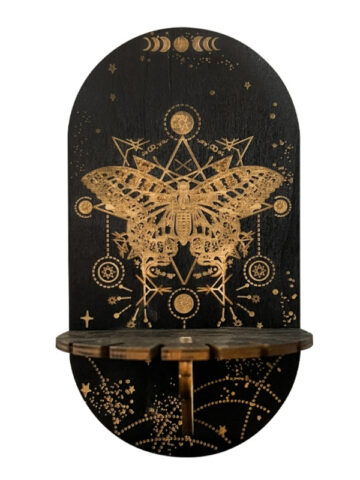Witchy Wooden Display Rack