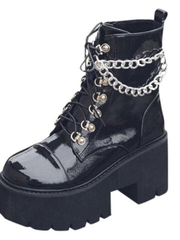 The Ankle Chain Boots