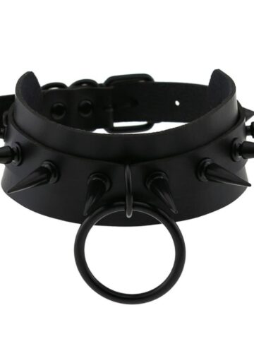 Matte Spiked O-Ring Collar