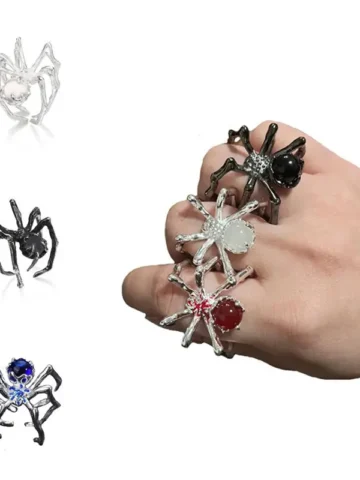 Women Retro Gothic Spider Opening Ring