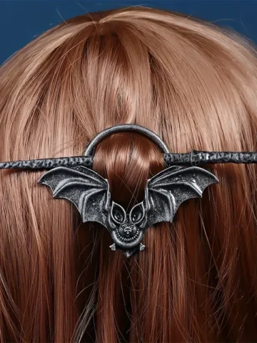 Women Fashion Vintage Gothic Bat Hairpin