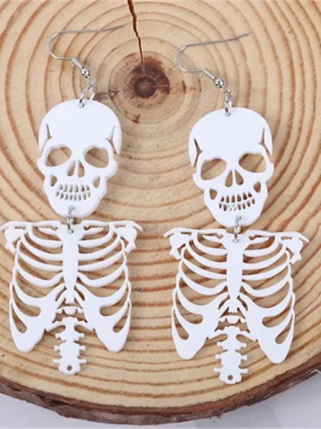 Gothic Halloween Exaggerated Creative Skull Earrings