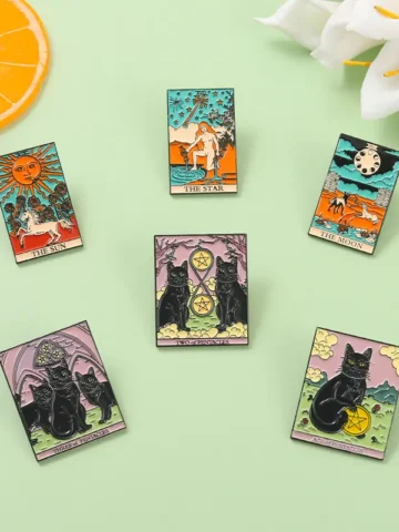 Gothic Personality Bohemian Style Cartoon Alloy Paint Brooch