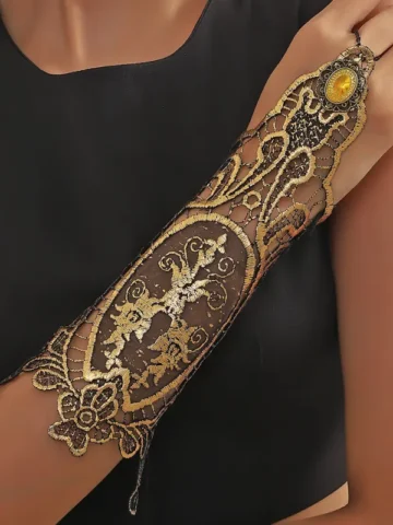 Gothic Vintage Lace Women Glove