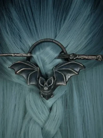 Women Vintage Gothic Bat Hairpin