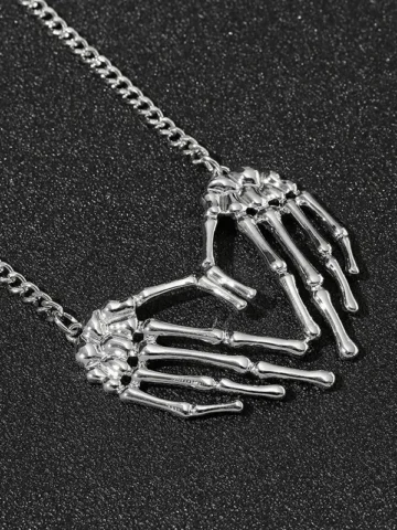 Men Creative Gothic Style Dark Skull Necklace