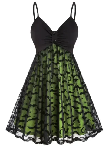 Gothic Women Plus Size Sexy Dress