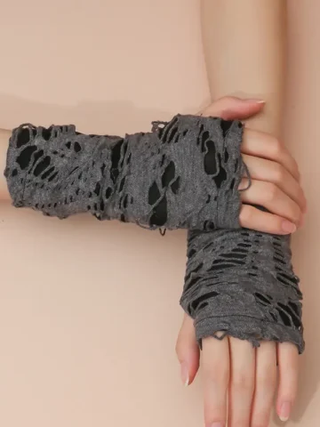 Gothic Halloween Women Fashion Creative Beggar Beggar Rice Hole Sleeve