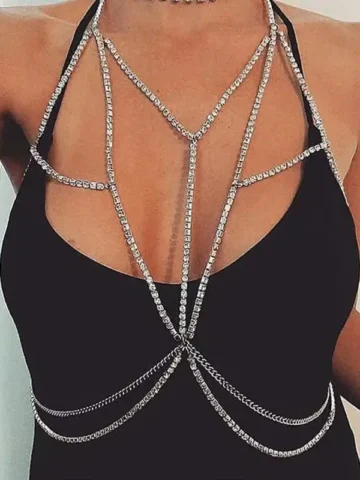 Women'S Sexy Personality Gothic Welding Claws Body Chain